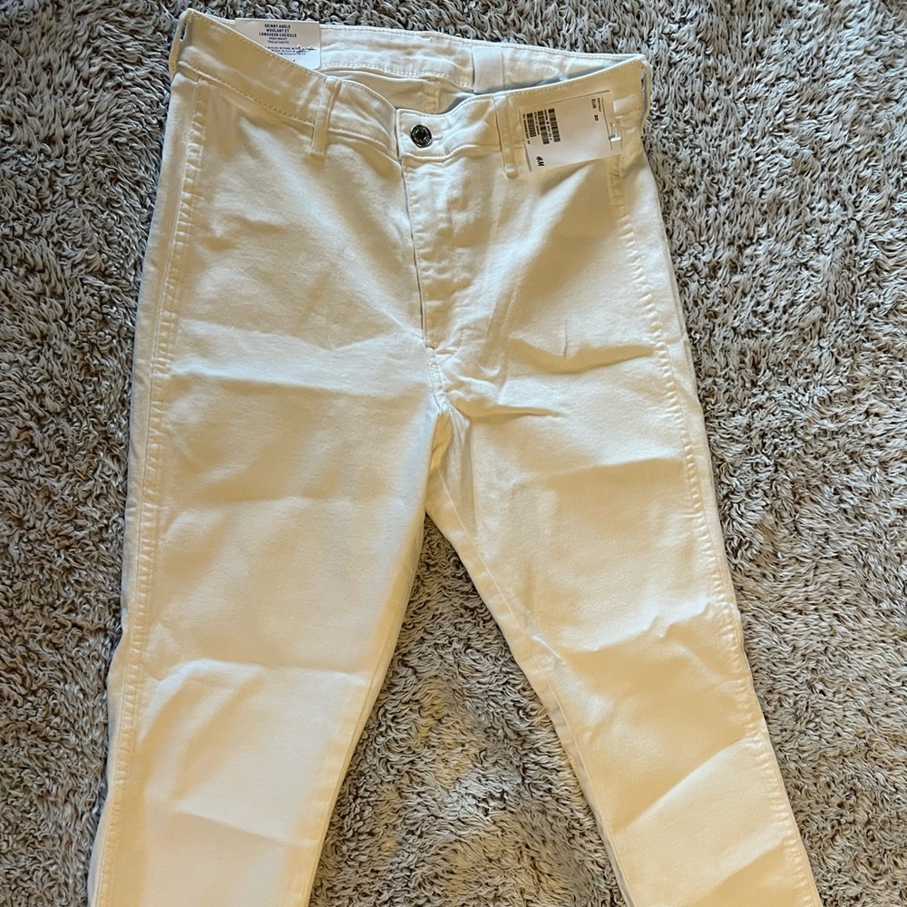 H&M white jeans